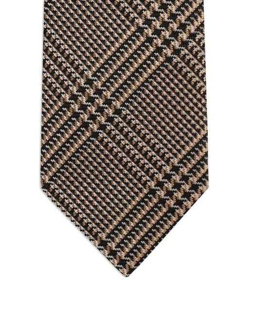 Tom Ford White Cravate À Carreaux for men