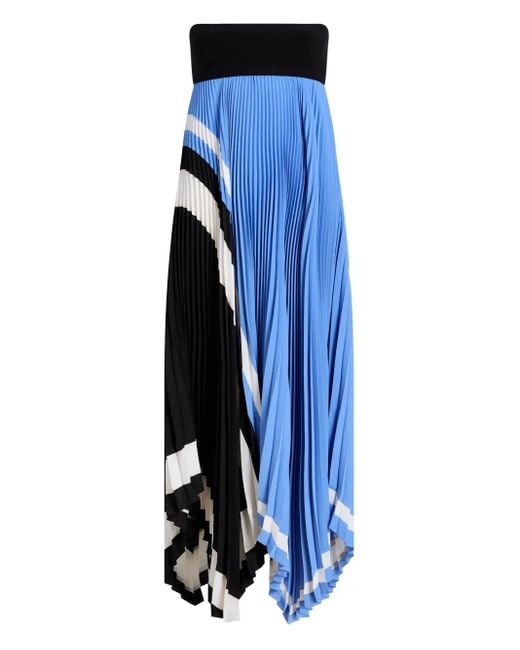 Proenza Schouler プリーツ ワンピース Blue