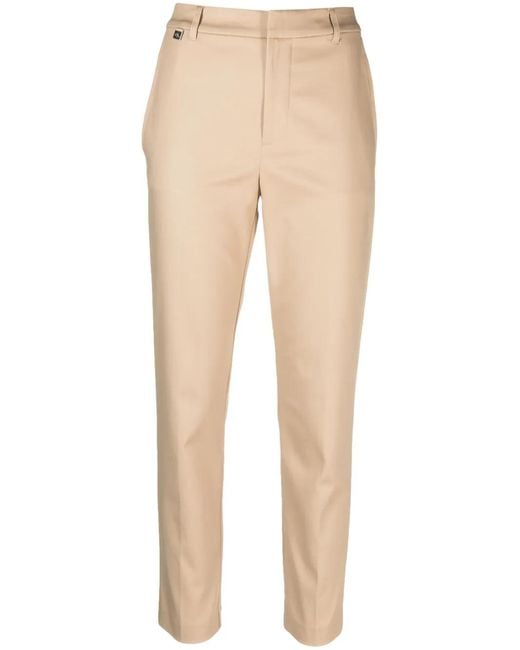 Ralph Lauren Natural Lakythia Slim-Fit Trousers
