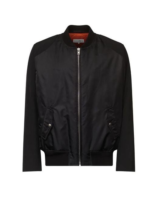 MM6 by Maison Margiela Black Mannequin Bomber Jacket for men