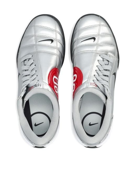 Nike White Total 90 Quilted Lace-Up Sneakers