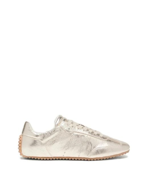 Odissi White Cass Lace-Up Sneakers