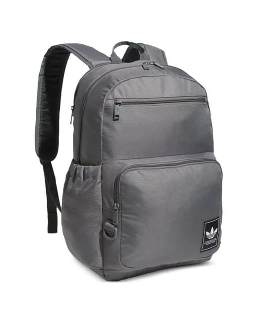 Adidas Gray Logo Backpack for men