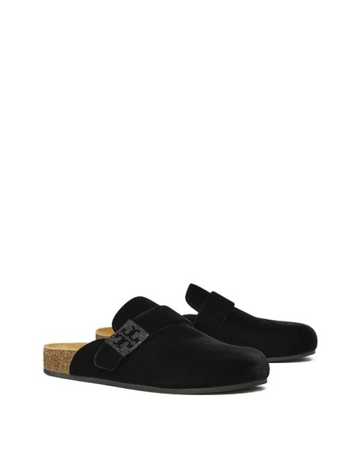 Tory Burch Black Mules Mellow
