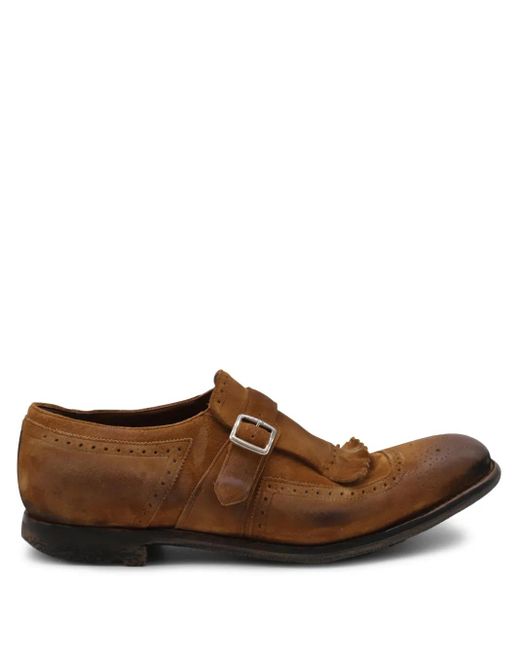 Church's Brown Shanghai Monk Shoes for men