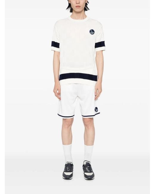 Kiton White Knt Sweater for men