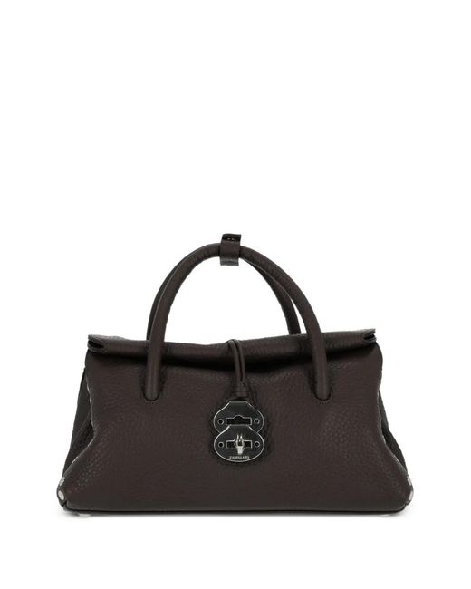 Zanellato Black Dotta Centauro Versatile Shoulder Bag