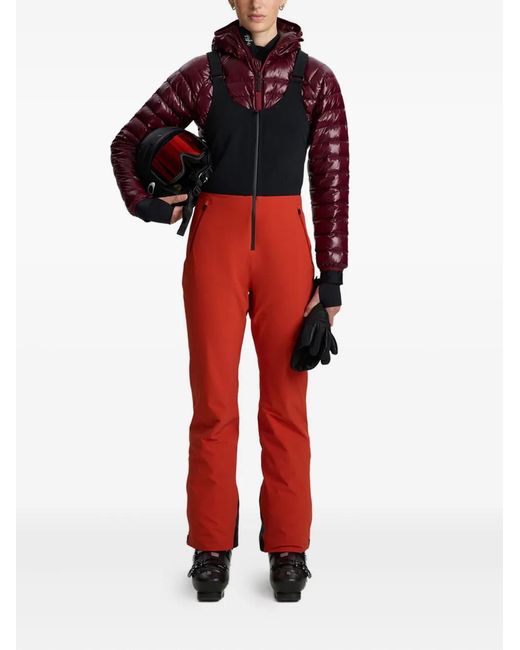 Aztech Mountain Red Zip-Top Ski Jumpsuit
