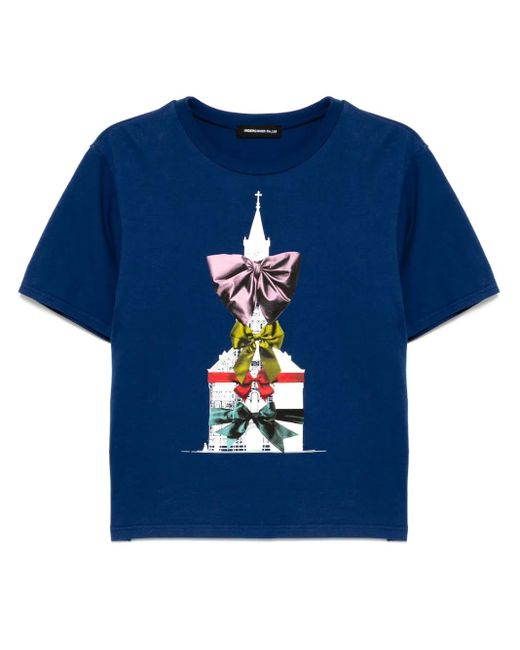 Undercover プリント Tシャツ Blue