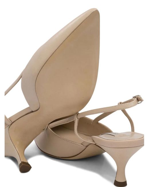 Casadei Natural 50Mm Julia Pumps