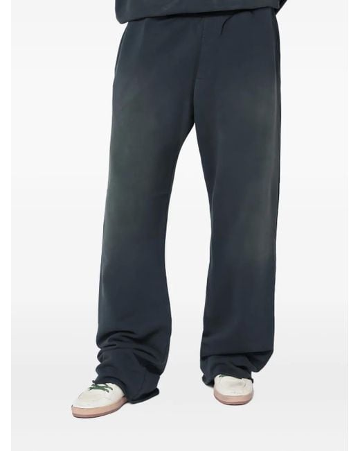 Golden Goose Deluxe Brand Blue Shaded-Effect Straight-Leg Trousers for men