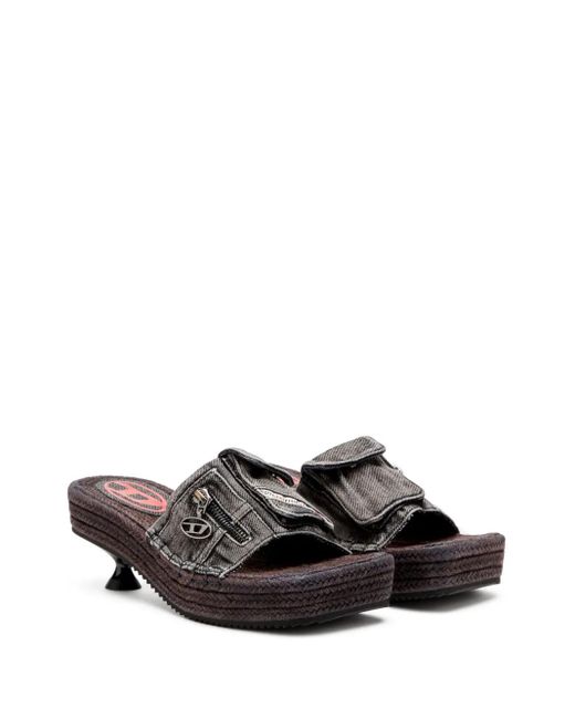 DIESEL D-Ibiza 40 Pck Mules in Brown | Lyst