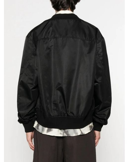 Axel Arigato Black Zip-Front Bomber Jacket for men