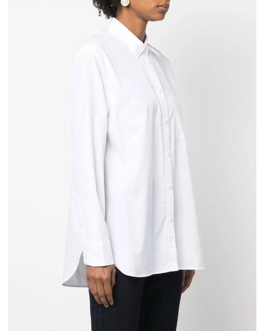 Rag & Bone White Classic Button-Up Shirt