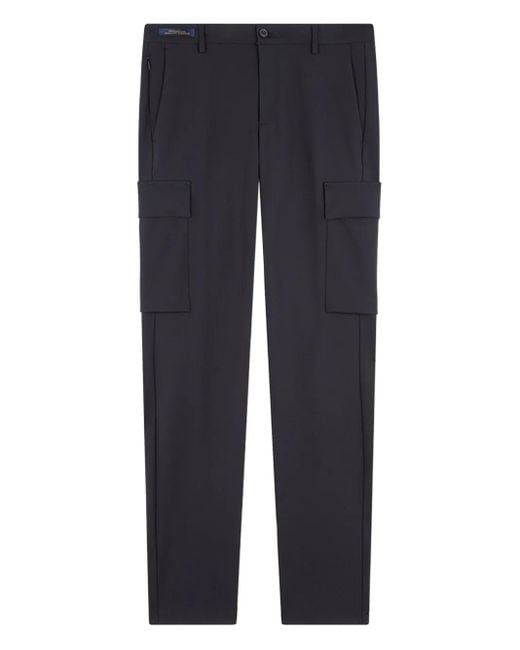 Paul & Shark Blue Cargo-Pocket Trousers for men