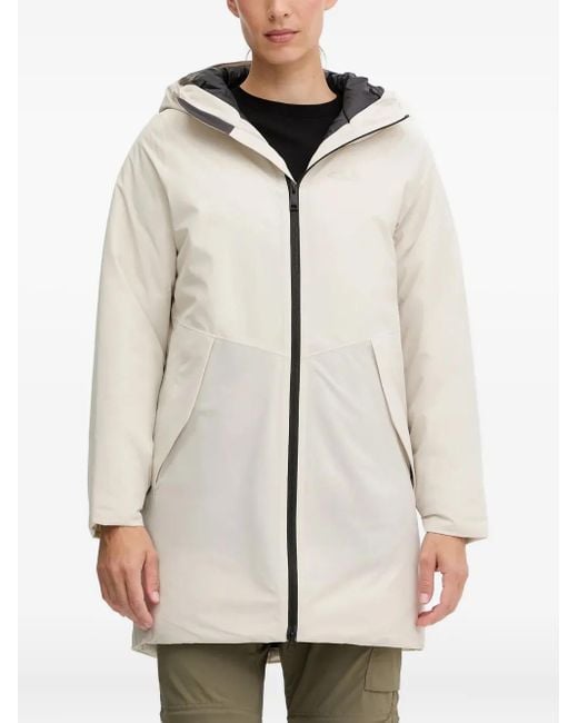 Jack Wolfskin Natural Frost Haven Kapuzenmantel Mit Reißverschluss