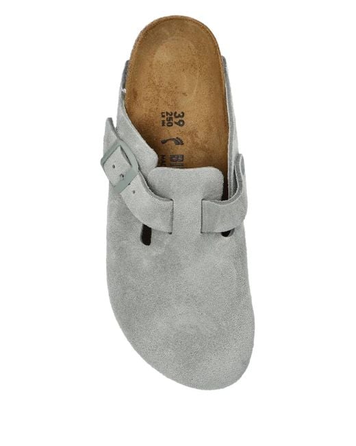Birkenstock Gray Boston Bs Slides