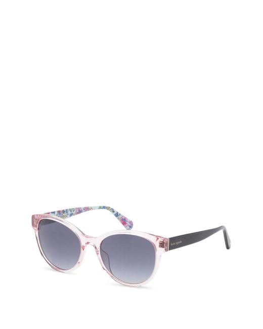 Kate Spade White Nathalie Cat-Eye Sunglasses
