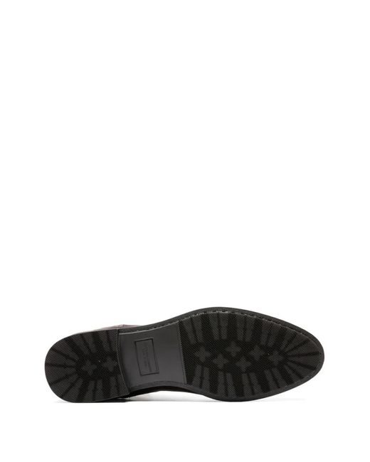Officine Creative Brown Elasticated Leather Boots for men