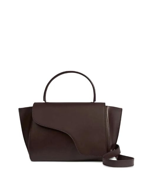 Atp Atelier Brown Arezzo Leather Tote Bag