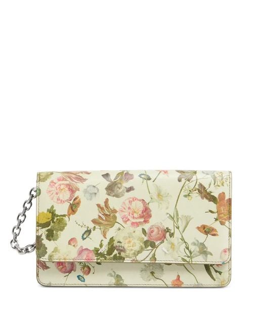 Maison Margiela Metallic Floral Chain Cross Body Bag