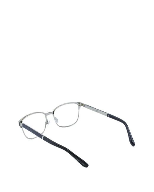 Jimmy Choo White Rectangle-Frame Glasses