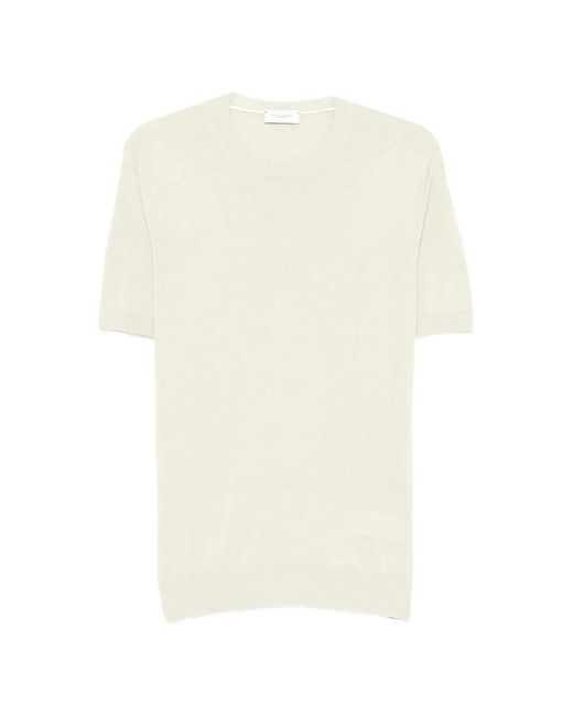 Paolo Pecora White Short-Sleeve Round-Neck T-Shirt for men