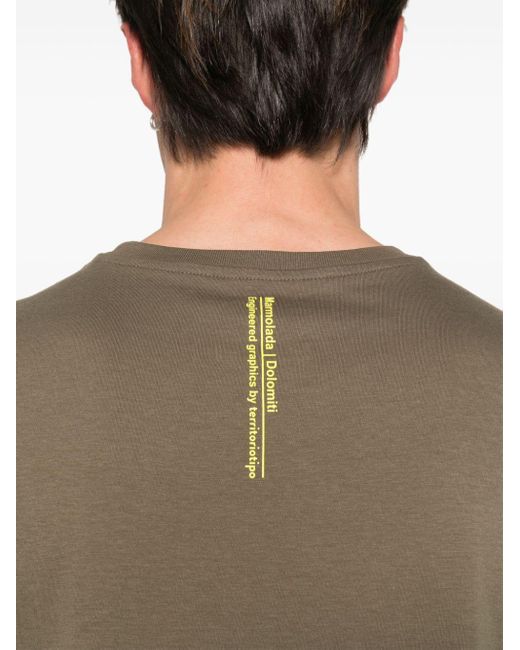 T-shirt en coton à imprimé graphique Parajumpers pour homme en coloris Green