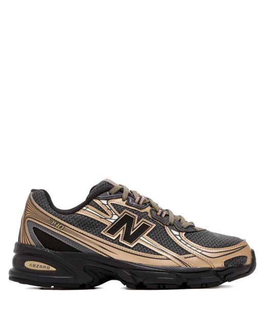New Balance Brown 740 Mesh Sneakers