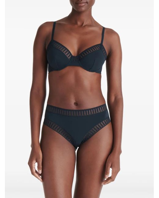 Eres Black Paulette Graphic Bra