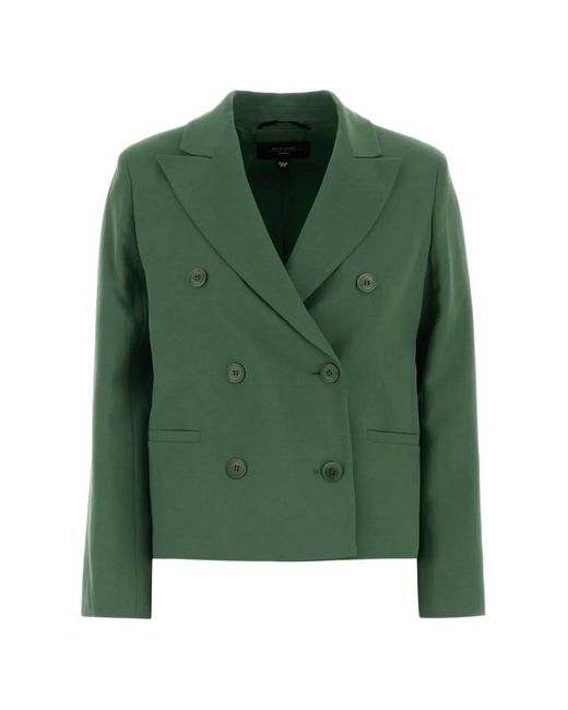 Weekend by Maxmara Green Embi Blazer