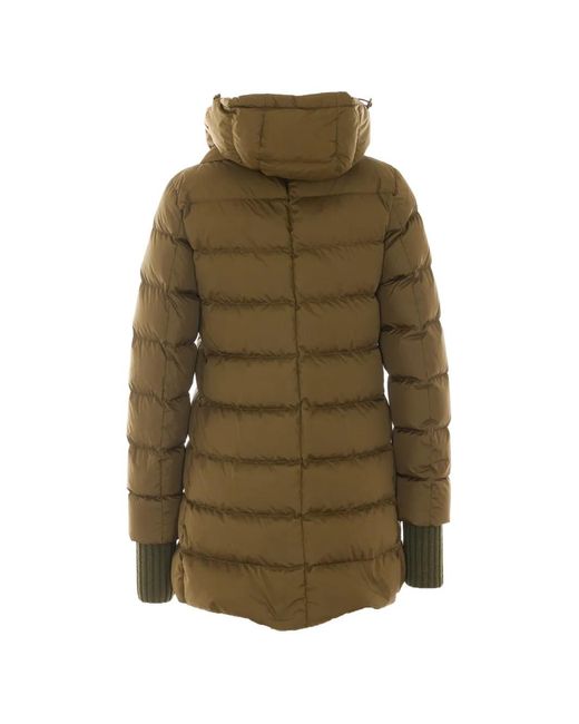 Herno Green Hooded Padded Jacket