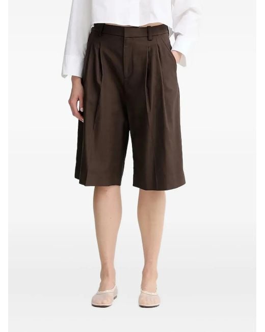 A.L.C. Geplooide Shorts Met Zijzakken in het Black