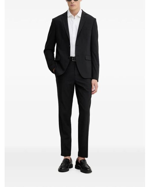 Mos Mosh Black Single-Breasted Blazer for men