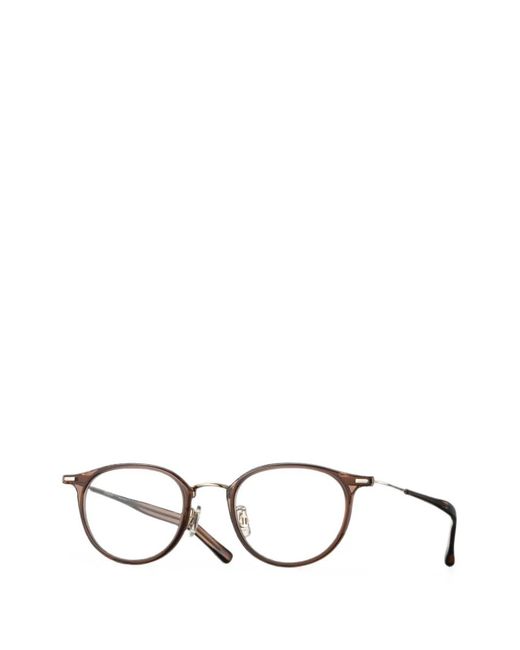 Eyevan 7285 Brown Lunettes De Vue C1 À Monture Ronde