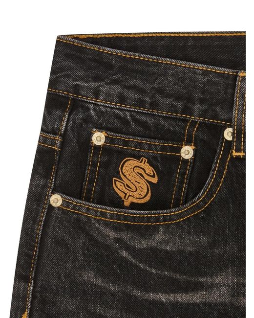 BBCICECREAM Bestickte Jeans in Gray für Herren