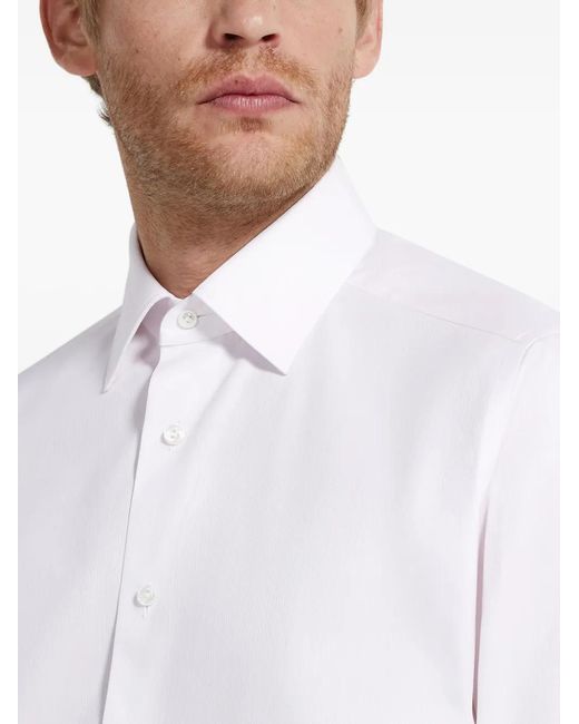 Zegna White Centoventimila Cotton Shirt for men