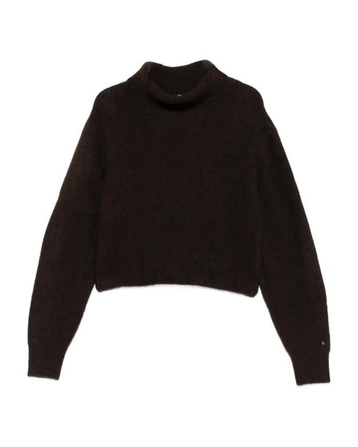 Maje Black Roll-Neck Sweater