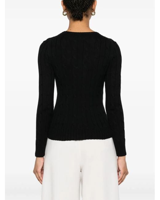 Ralph Lauren ケーブルニット セーター Black