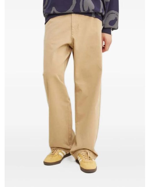 Desigual Natural Embroidered-Pocket Trousers for men