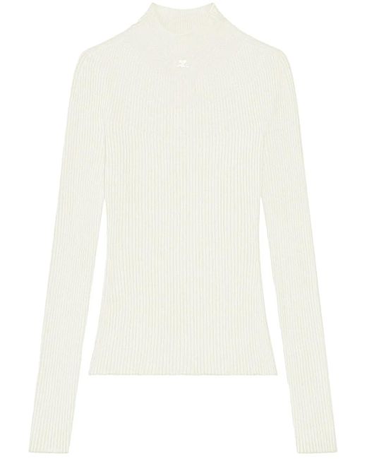 Courreges Solar プルオーバー White