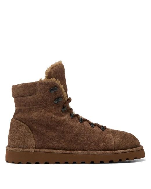 Marsèll Brown Pallottola Crepping Boots for men