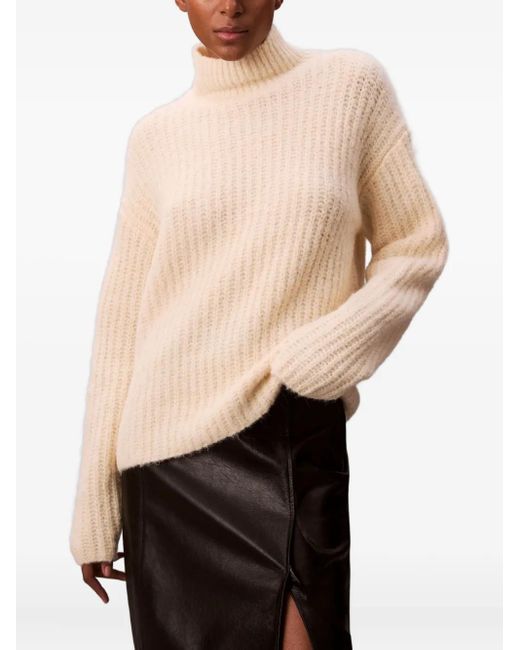 Calvin Klein Natural Roll-Neck Sweater