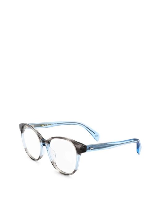 Rag & Bone White Round-Frame Glasses