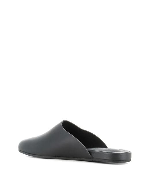 Ancient Greek Sandals Black Mules En Cuir
