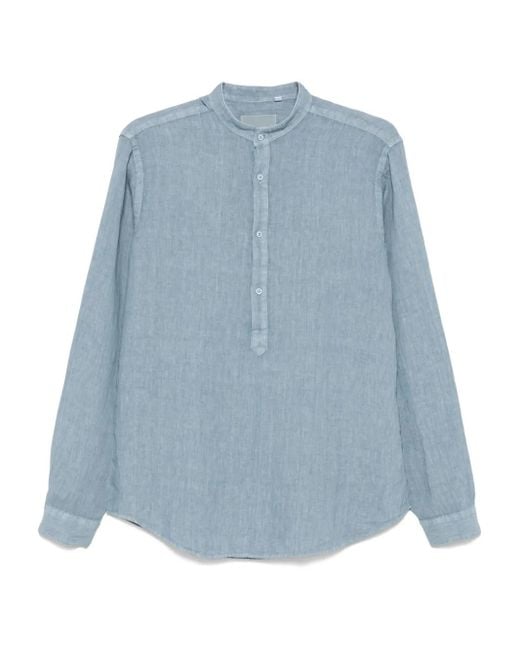 Camicia Con Bottoni di Costumein in Blue da Uomo