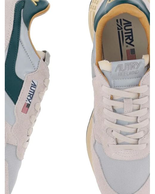Autry Blue Reelwind Low Sneakers for men