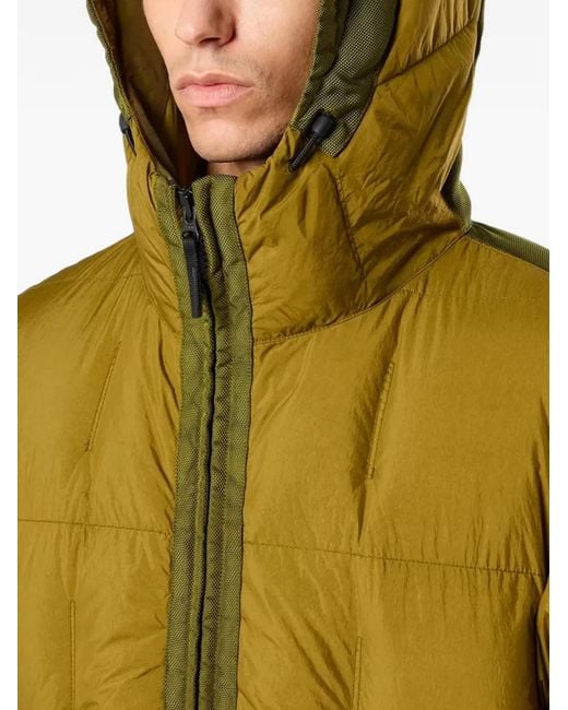 Stone Island Green 4100034 Garment Dyed Crinkle Reps Ny Down Jacket for men