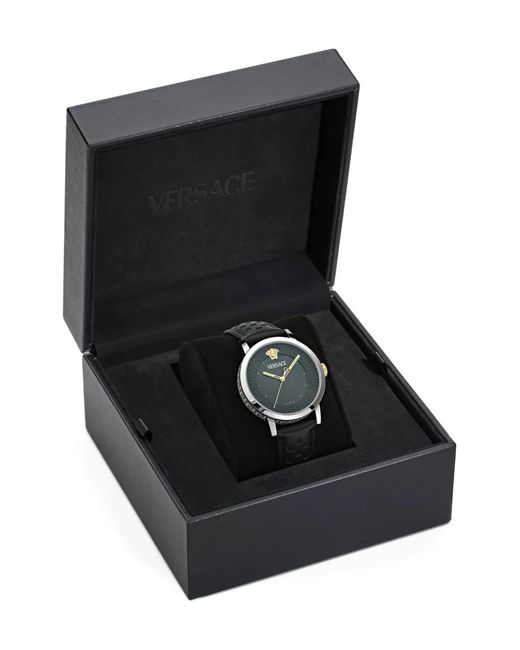 Versace Black Albireo 40Mm Watch for men