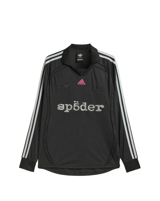 Adidas Black X Sp5Der Logo-Print Jersey for men